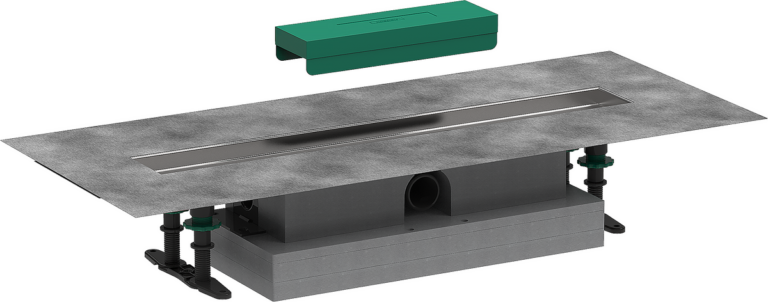 RainDrain uBox Universal Complete Set For Flat Installation - 60 cm For Shower Drains Finish Sets