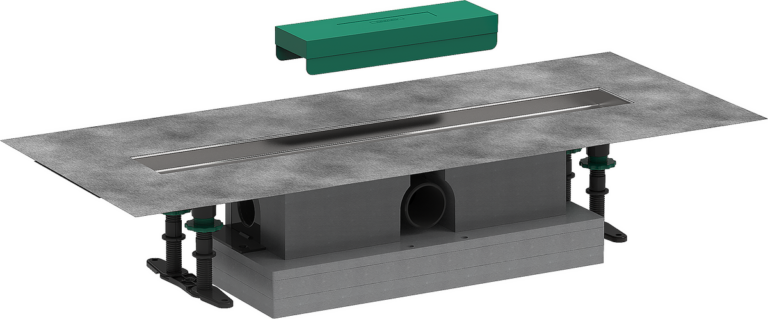 RainDrain uBox Universal Complete Set For Standard Installation - 60 cm For Shower Drains Finish Sets