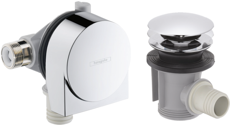 Exafill Bathtub Filler & Push Open Waste Set