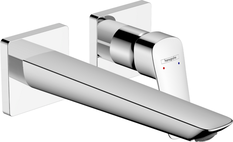 Logis Single Lever Basin Mixer For Concealed Installation Fine Wall-Mounted With Spout 20.5 cm