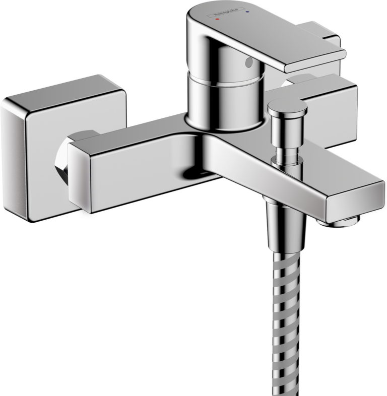 Vernis Shape Single Lever Bath Mixer For Exposed Installation