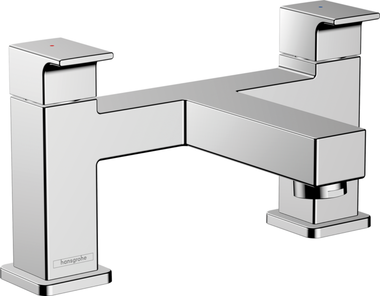 Vernis Shape 2-Hole Rim Mounted Bath Mixer