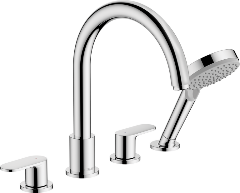 Vernis Blend 4-Hole Rim Mounted Bath Mixer