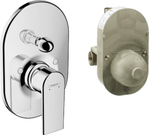 Vernis Shape Bath Mixer Set For Concealed Installation