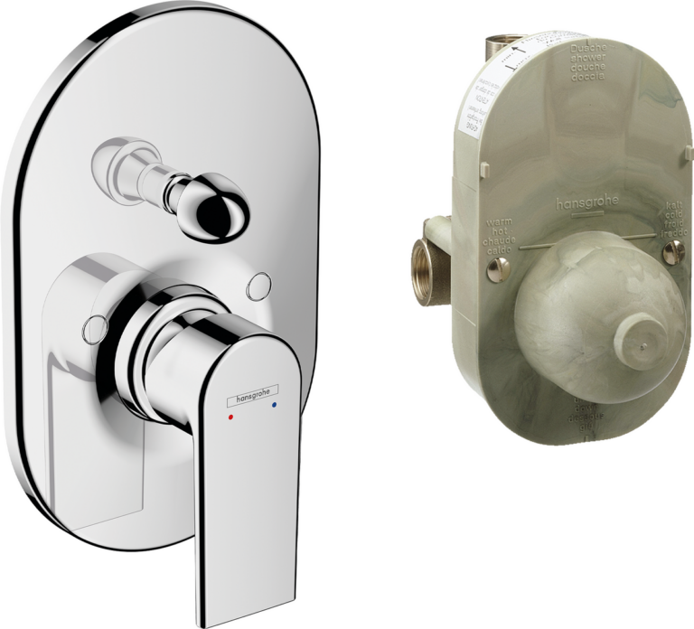 Vernis Shape Bath Mixer Set For Concealed Installation