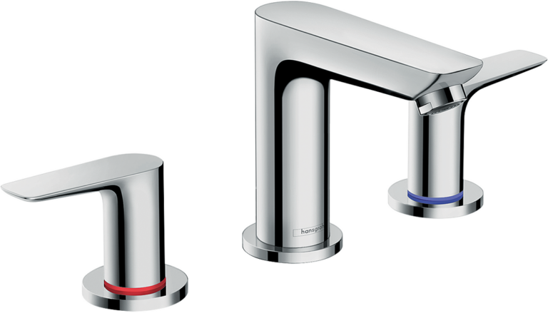 Talis E 3-Hole Basin Mixer With Pop-Up Waste