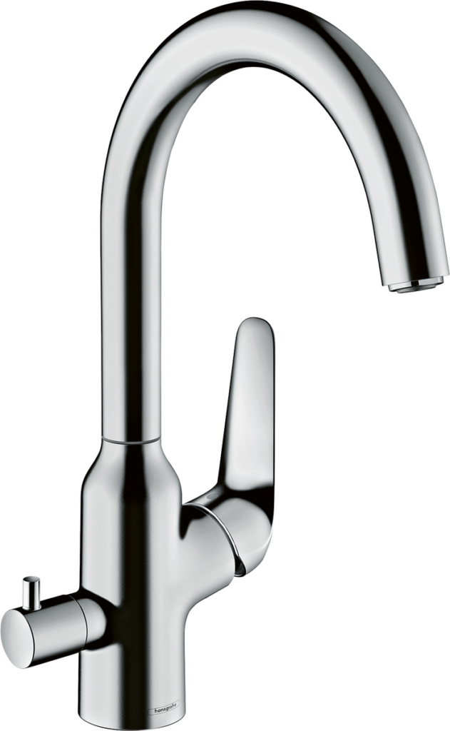 M42 Series M424-H220 Single Lever Kitchen Mixer With Shut-Off Valve Device
