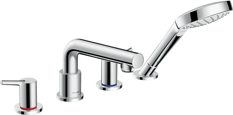 Talis S 4-Hole Rim Mounted Bath Mixer