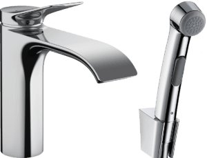Vivenis Single Lever Basin Mixer With Bidet Hand Shower & Shower Hose 160 cm