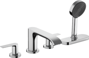 Vivenis 4-Hole Rim Mounted Bath Mixer With sBox