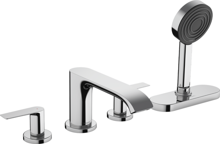 Vivenis 4-Hole Rim Mounted Bath Mixer With sBox