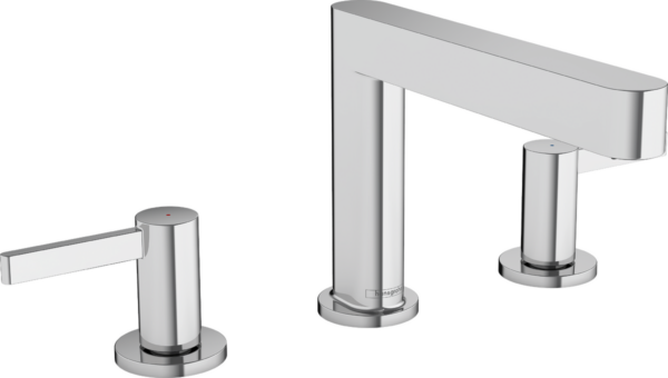 Finoris 3-Hole Basin Mixer 110 With Push-Open Waste Set