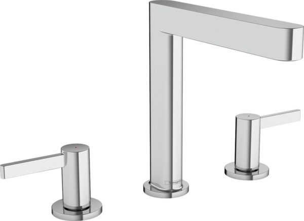 Finoris 3-hole Basin Mixer 160 With Push-Open Waste Set