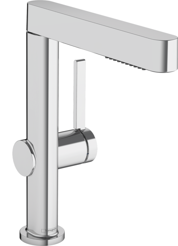 Finoris Single Lever Basin Mixer 230 With Pull-Out Spray, 2jet & Push-Open Waste Set