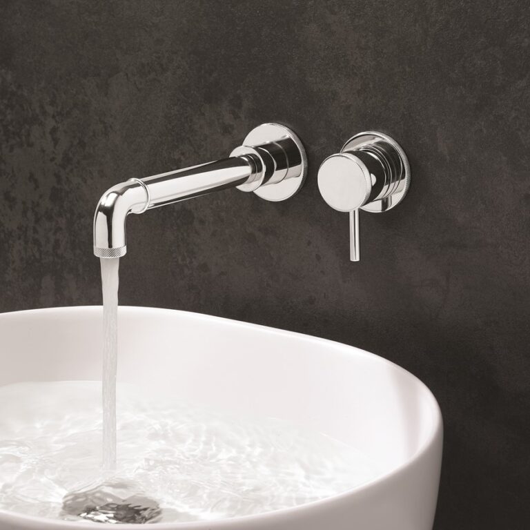 MPRO Industrial Basin Mixer 2 Hole Set