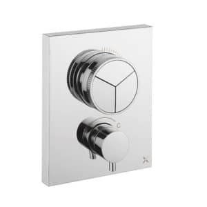 MPRO Crossbox Push 3 Outlet Trimset