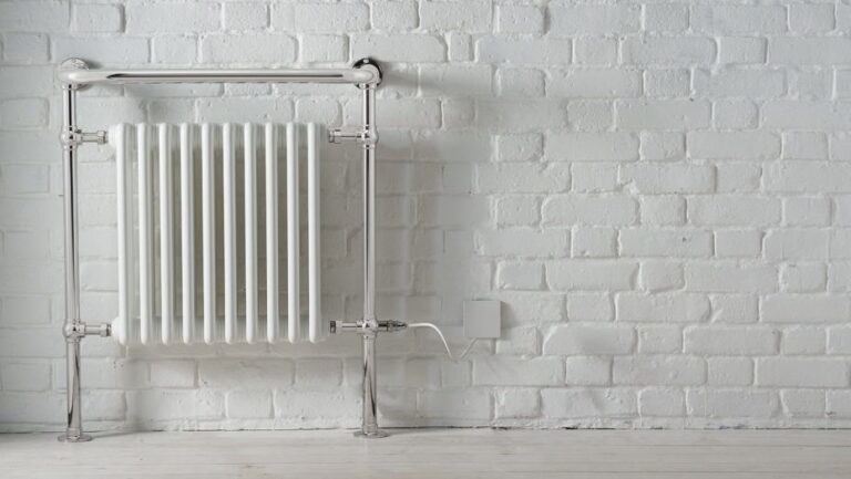 Balmoral Electric Heated Towel Rail For Bathroom