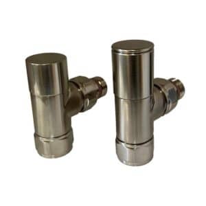 Manual Valves - VALVE-SET-27 - Brushed Steel