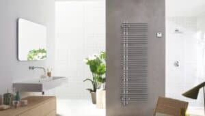 Yucca Asym Heated Towel Rails For Bathrooms