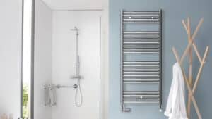 Klaro Electric Heated Towel Rail - Chrome