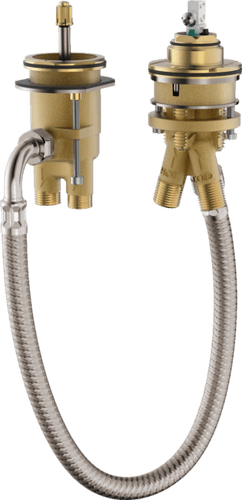 Basic Set For 2-Hole Rim-Mounted Bath Mixer