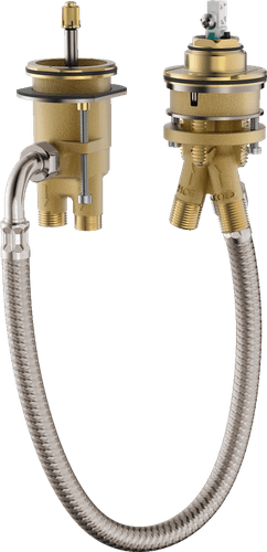 Basic Set For 2-Hole Rim-Mounted Bath Mixer