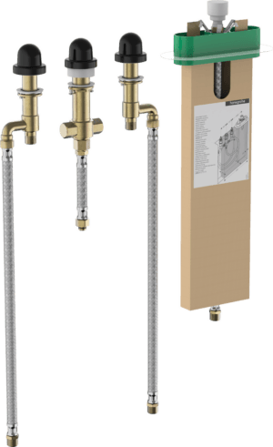 Basic Set For 4-Hole Rim Mounted Bath Mixer