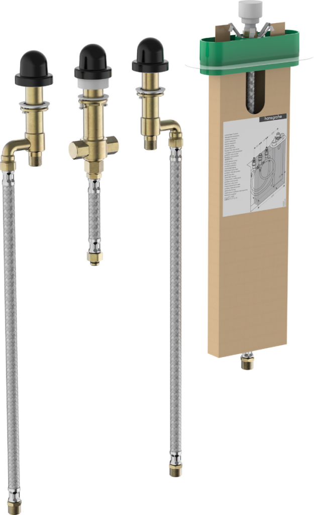 Basic Set For 4-Hole Rim Mounted Bath Mixer