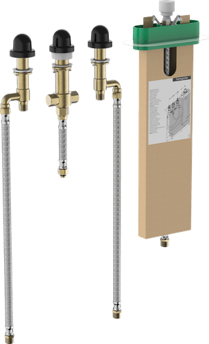 Basic Set For 4-Hole Rim Mounted Bath Mixer