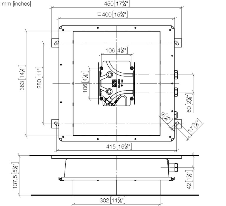 Concealed Ceiling Installation Box For Recessed Ceiling Installation With Light - Image 2
