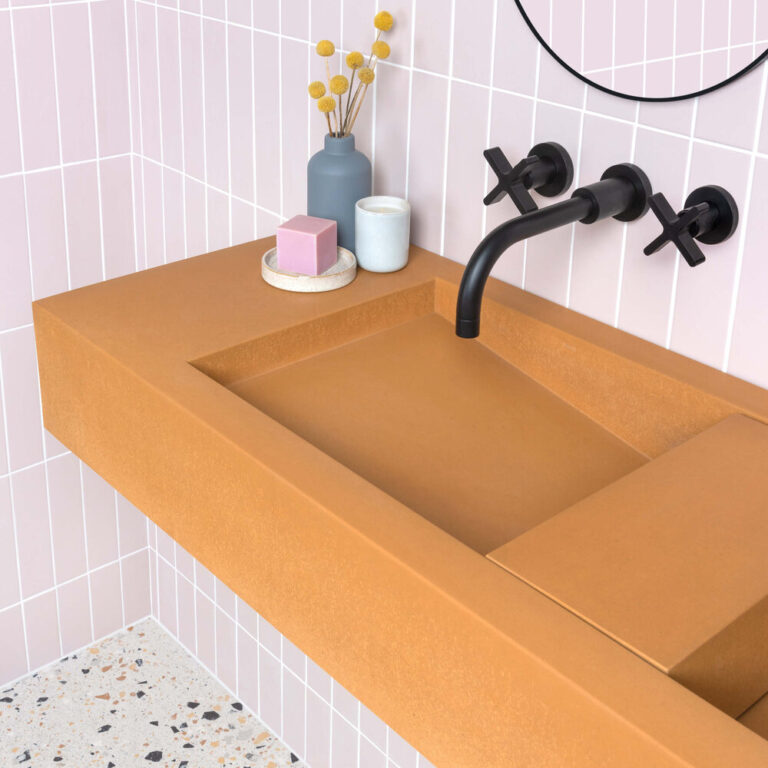 Flor Double No-Taphole Basin - Image 2