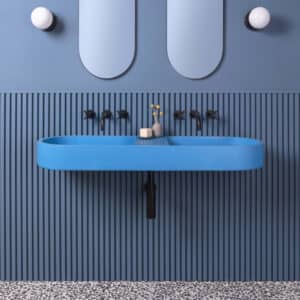 Aura Double Twin Concrete Basin