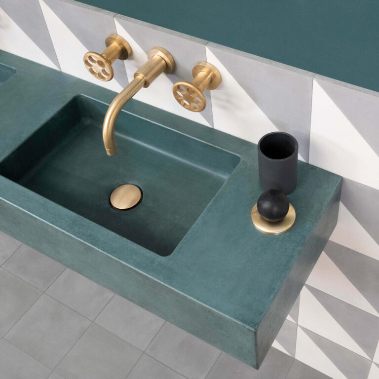 Sienna Concrete Trough Design Twin Basin - Image 2