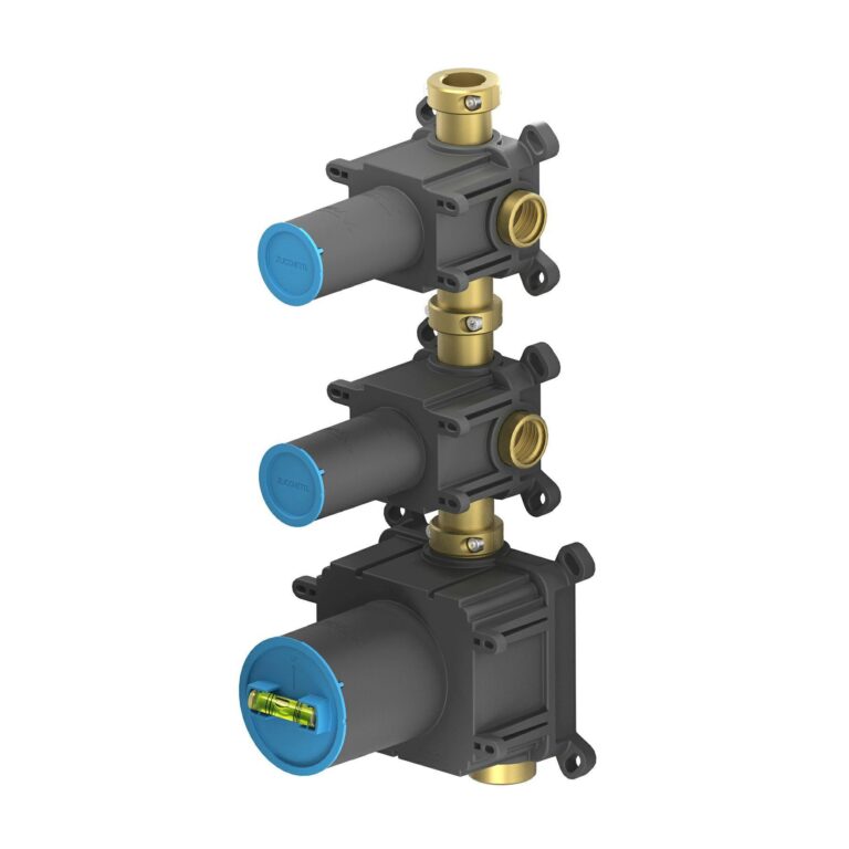 Built-In Part - Thermostatic Shower Mixer With 2 Stop Valves