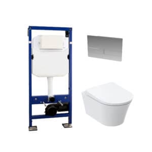 WC GP Pack With Toilet Frame & Flush Plate