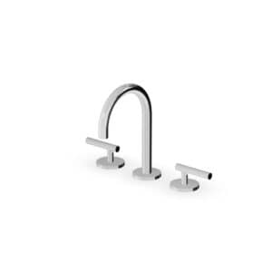 Pan S 3 Hole Basin Mixer Low Spout