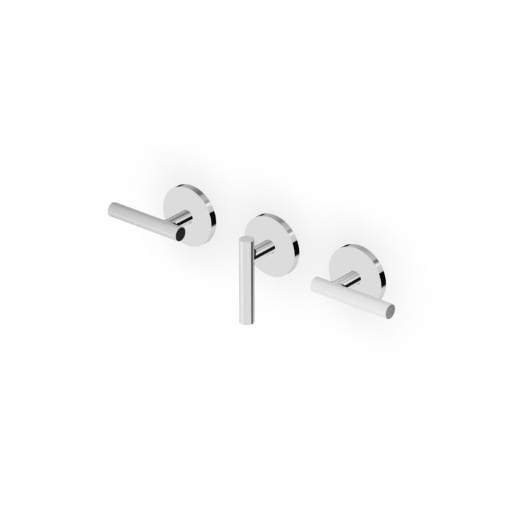 Pan S 3 Hole Built-In Bath-Shower Mixer With 2 Way Diverter