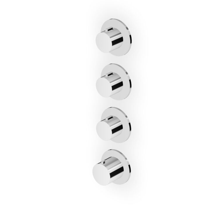 Pan S Thermostatic Shower Mixer 3 Stop Valves