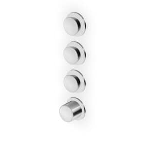 Sablier Built-In Thermostatic Shower Mixer With 3 Stop Valves