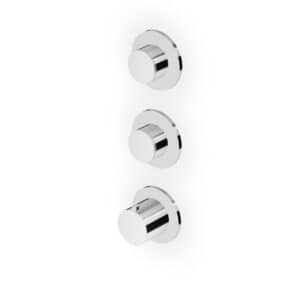 Octo Built-In Thermostatic Shower Mixer 2 Stop Valves