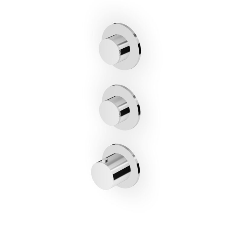 Octo Built-In Thermostatic Shower Mixer 2 Stop Valves