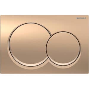 Geberit Alpha01 Flush Plate For Dual Flush, Round