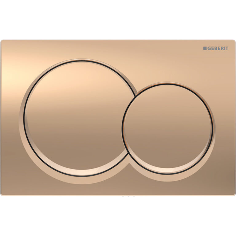 Geberit Alpha01 Flush Plate For Dual Flush, Round