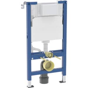 Duofix Element For Wall-Hung WC, 98 cm With Alpha Concealed Cistern 12 cm, 5.8 / 3 Litres