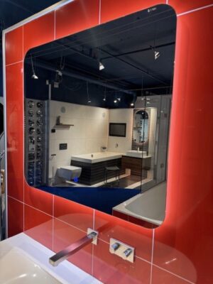 Burgbad 900 mm x 800 mm Illuminated Wall Mirror - ORIGINAL PRICE £920 - NOW £250