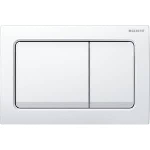 Geberit Alpha01 (ex Alpha30) Flush Plate For Dual Flush, Square
