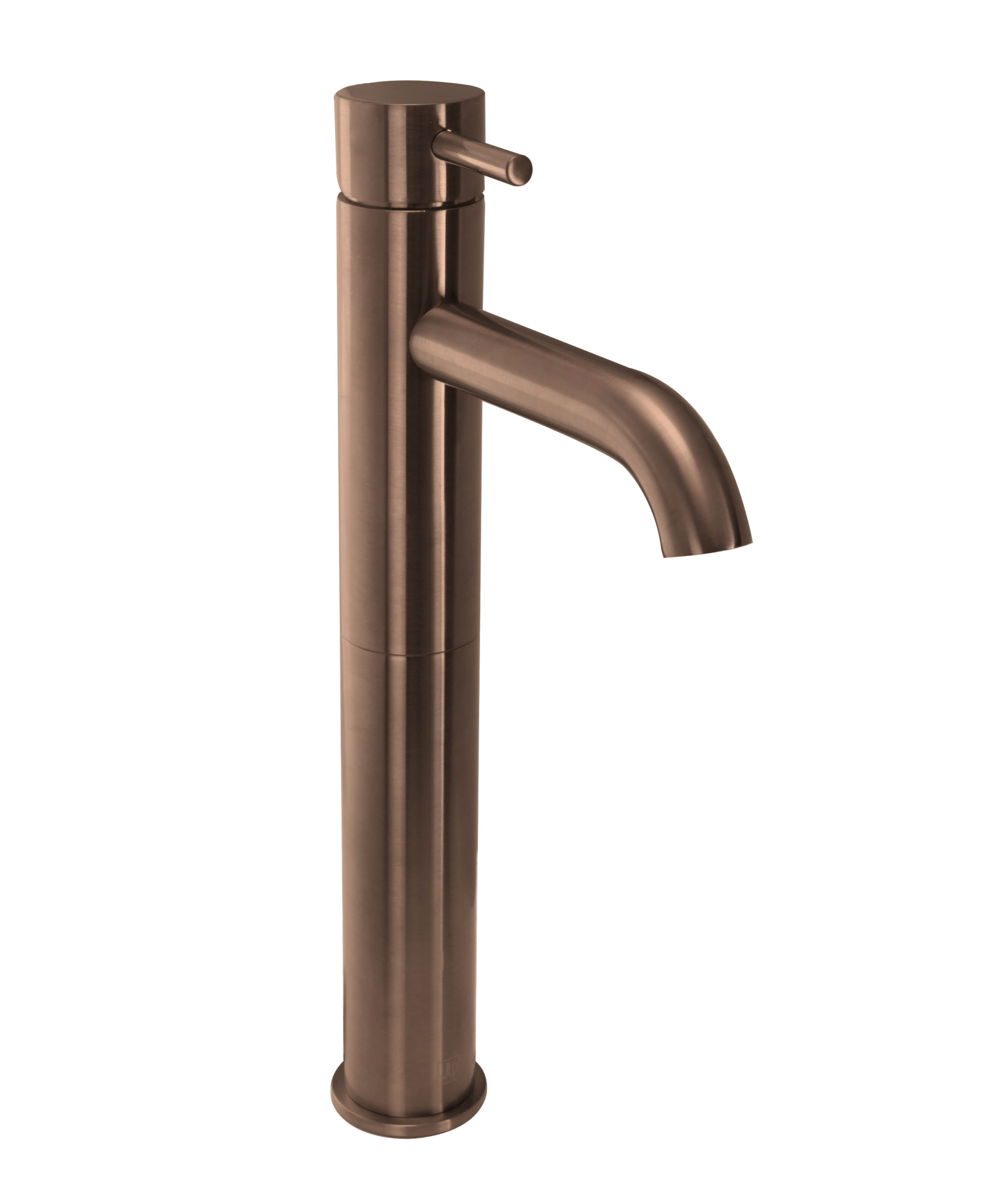 VOS Single Lever Tall Basin Mixer - Brushed Bronze