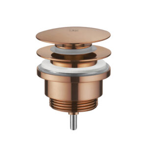 VOS Basin Waste, Universal, Slotted and Unslotted - Brushed Bronze