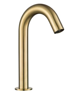 React Sensor Basin Mixer - Brushed Brass
