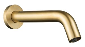 React Sensor Wall Spout - Brushed Brass